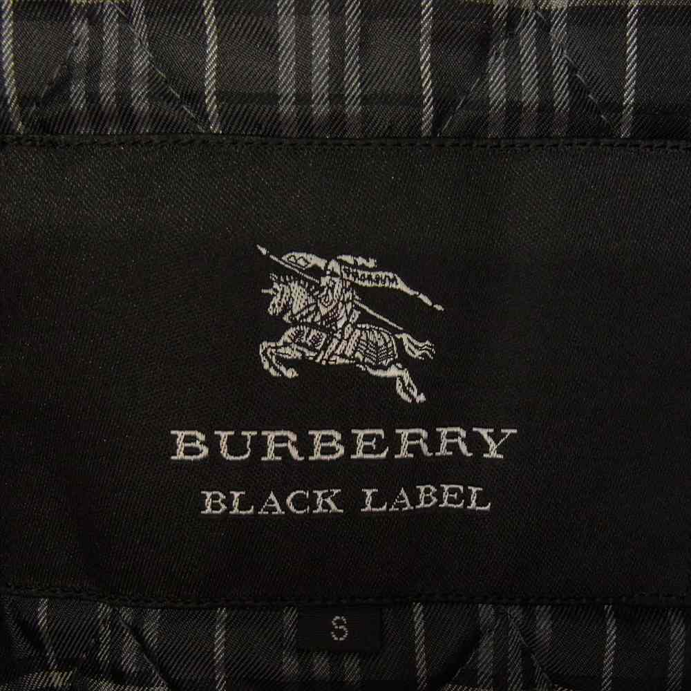 BURBERRY BLACK LABEL バーバリーブラックレーベル D1A44-406-09 ノバチェック柄 ライナー付き トレンチ コート ブラック系 S【中古】
