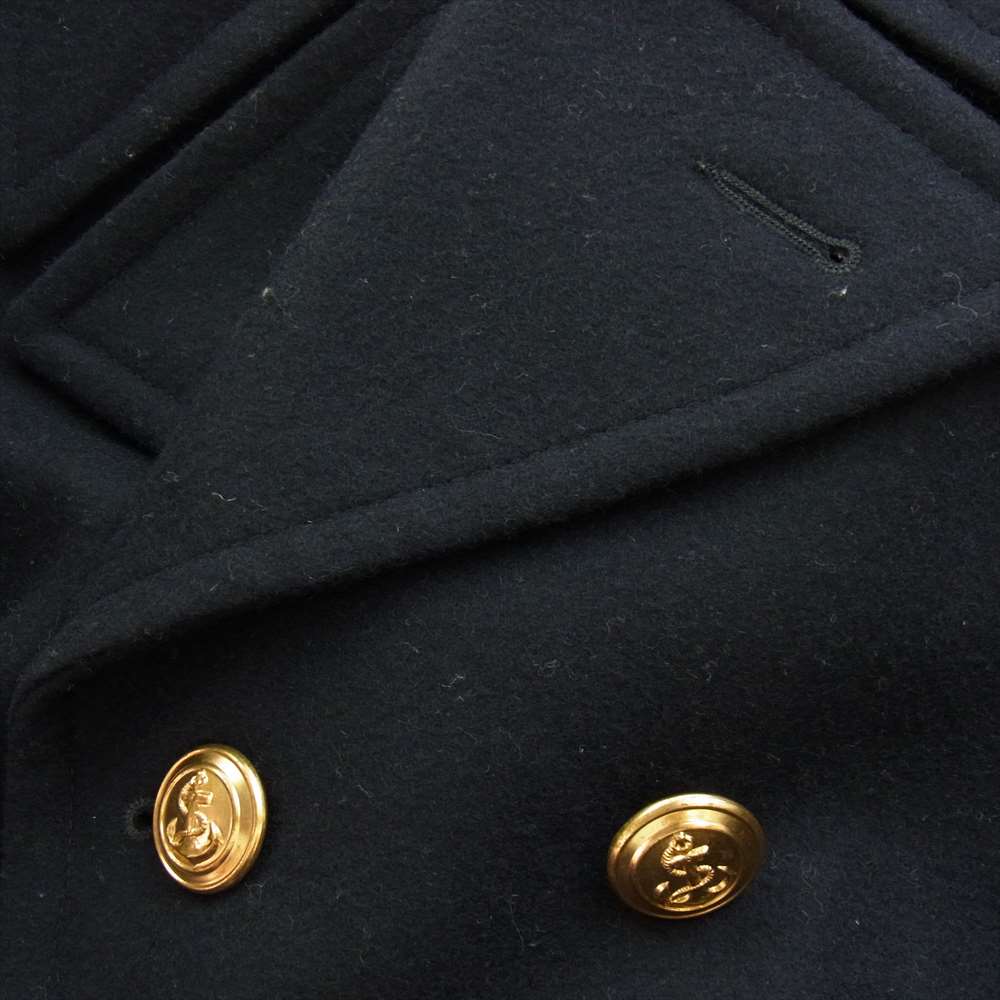 イタリア海軍 P-COAT ウール ピー コート カーキ系 52【中古】