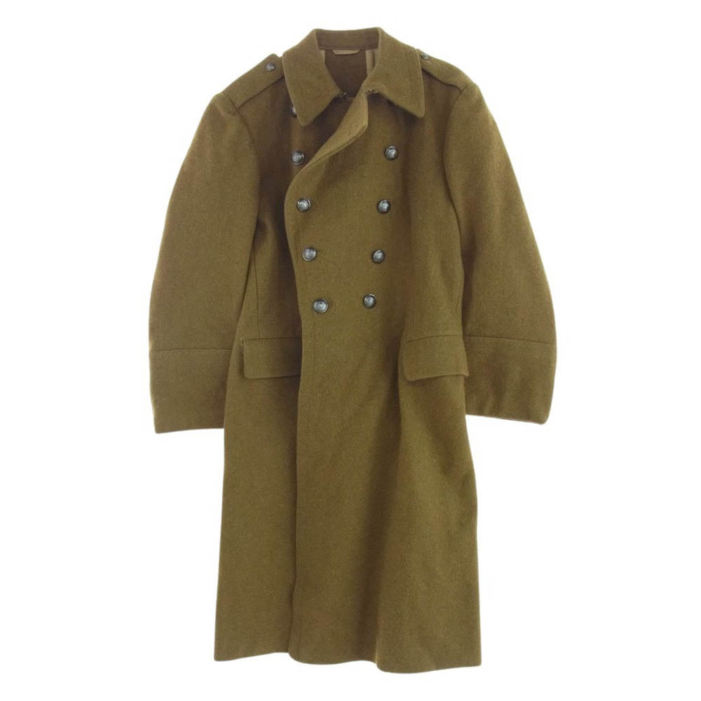 ルーマニア軍 ウール ロング コート カーキ系【中古】