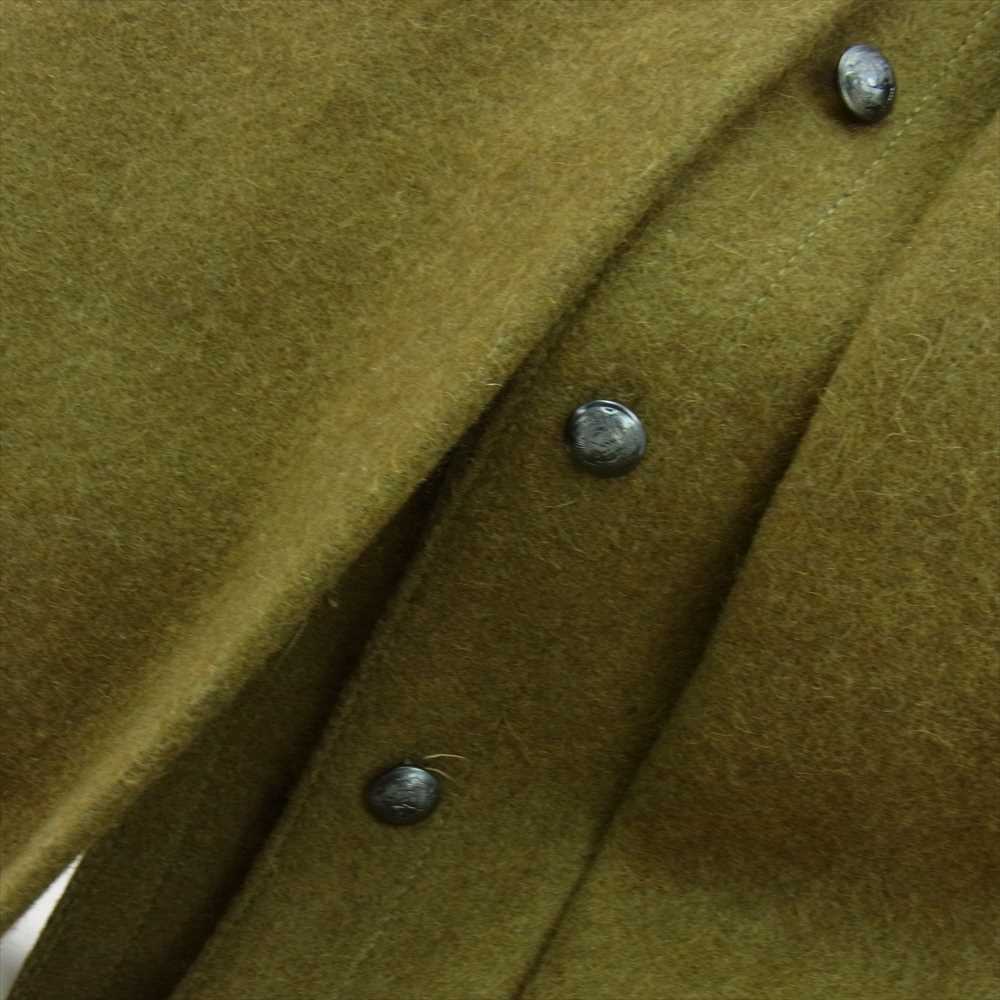 ルーマニア軍 ウール ロング コート カーキ系【中古】