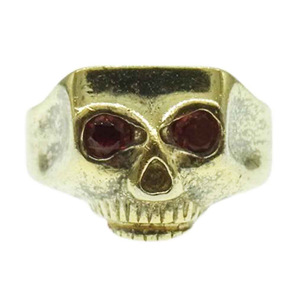 FLASHPOINT フラッシュポイント Jim Skull  ジム スカル リング ゴールド系 19号【中古】
