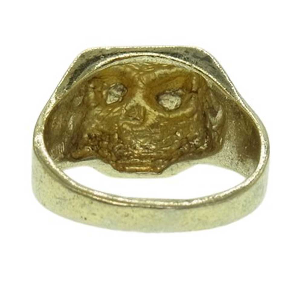 FLASHPOINT フラッシュポイント Jim Skull  ジム スカル リング ゴールド系 19号【中古】