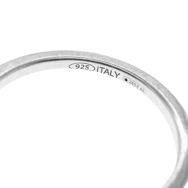 MAISON MARGIELA メゾンマルジェラ SM2UQ0006 S12755 SLIM NUMBER RING スリム ナンバーズ ロゴ リング シルバー925 19号【中古】