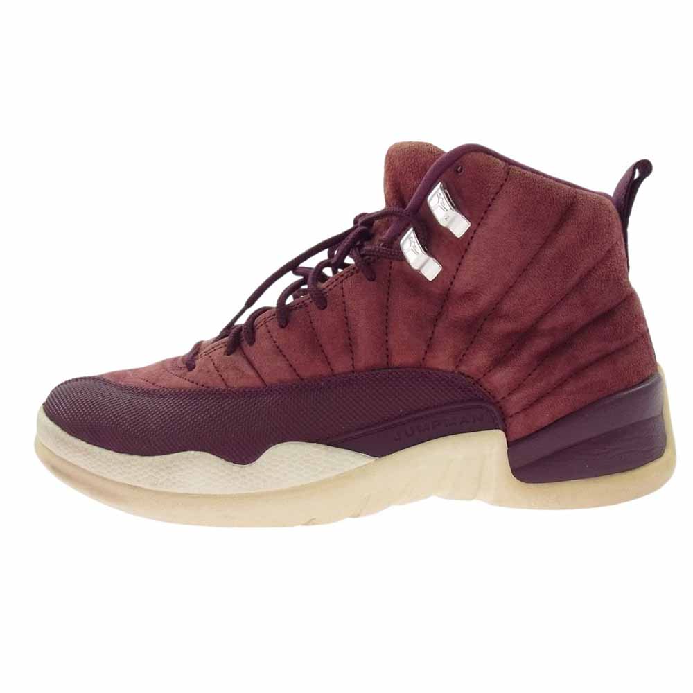 NIKE ナイキ 130690-617 AIR JORDAN 12 RETRO BORDEAUX エアジョーダン12 レトロ ボルドー スニーカー エンジ系 27.5cm【中古】