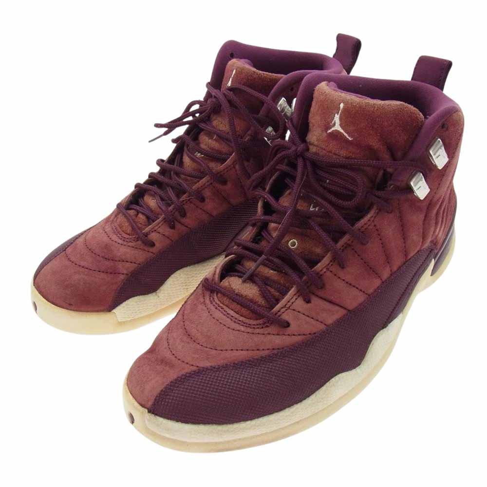 NIKE ナイキ 130690-617 AIR JORDAN 12 RETRO BORDEAUX エアジョーダン12 レトロ ボルドー スニーカー エンジ系 27.5cm【中古】