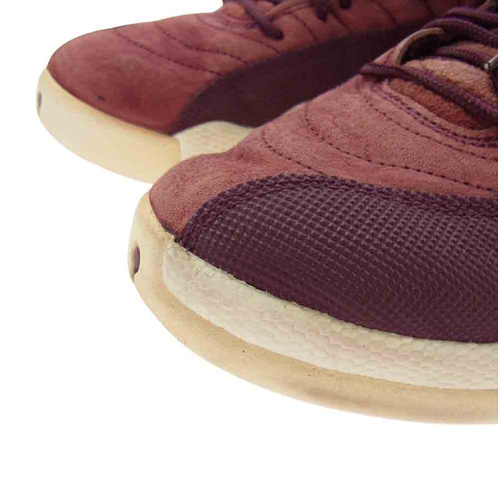 NIKE ナイキ 130690-617 AIR JORDAN 12 RETRO BORDEAUX エアジョーダン12 レトロ ボルドー スニーカー エンジ系 27.5cm【中古】