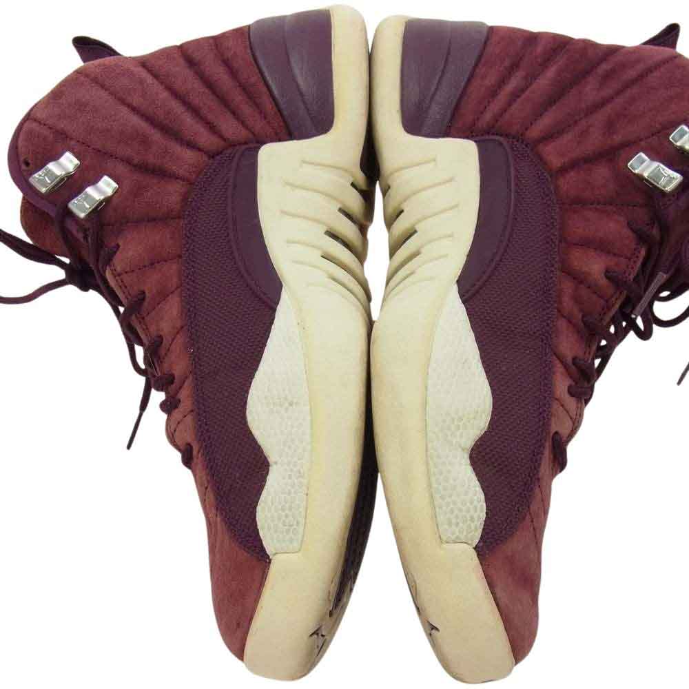 NIKE ナイキ 130690-617 AIR JORDAN 12 RETRO BORDEAUX エアジョーダン12 レトロ ボルドー スニーカー エンジ系 27.5cm【中古】