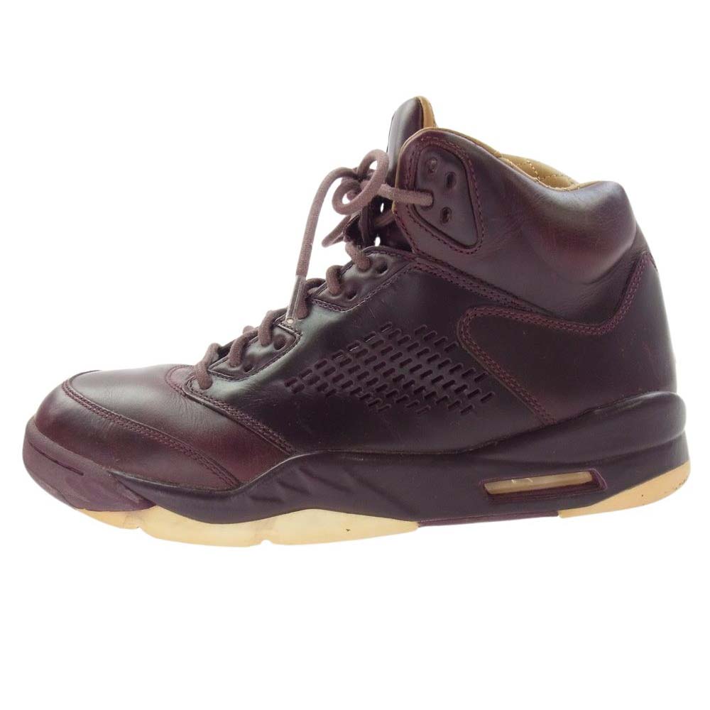 NIKE ナイキ 881432-612 IR JORDAN 5 RETRO PREMIUM WINE エアジョーダン5 レトロ プレミアム ワイン ハイカットスニーカー ワインレッド系 28.5cm【中古】