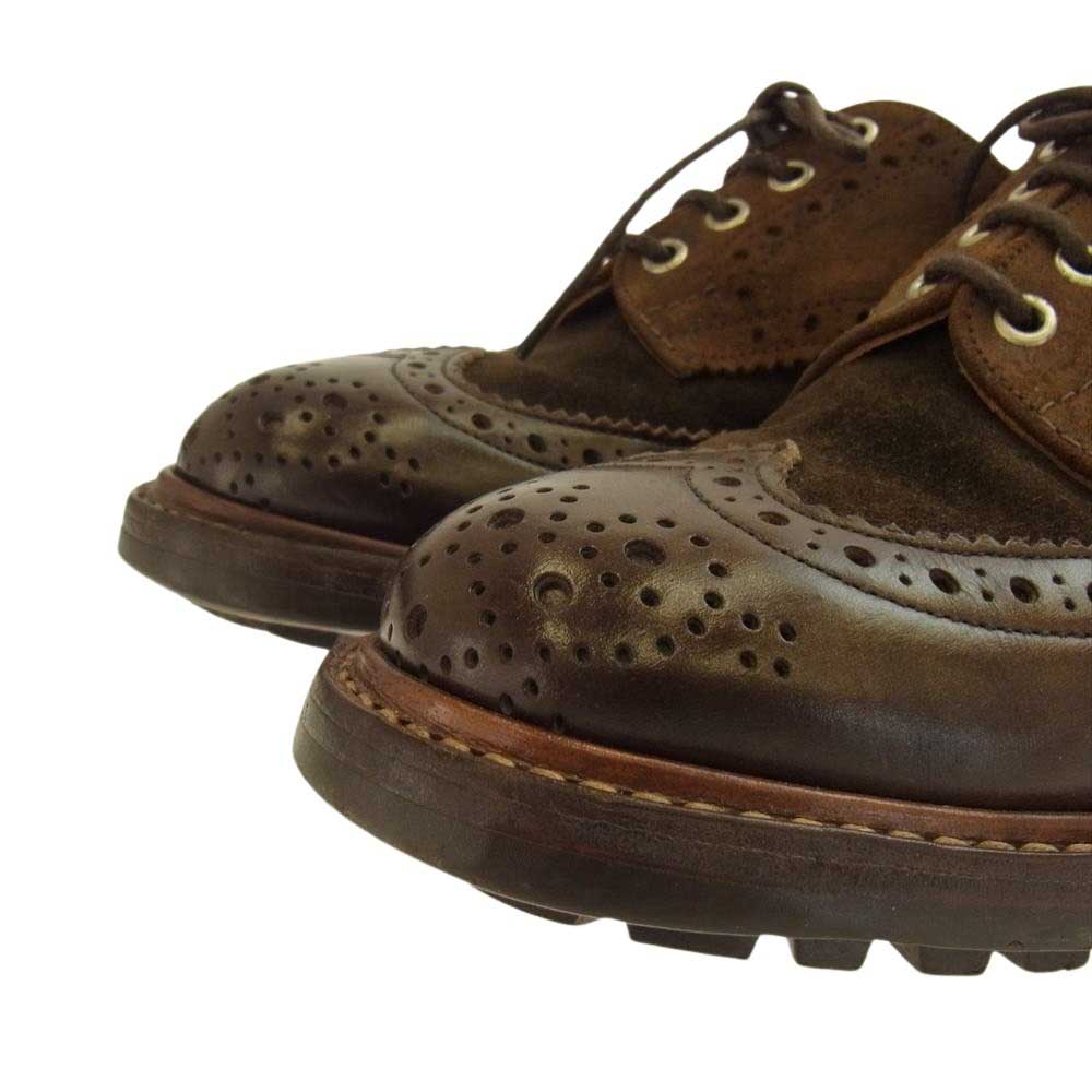 Tricker's トリッカーズ BOURTON ウィングチップ スエード レザー