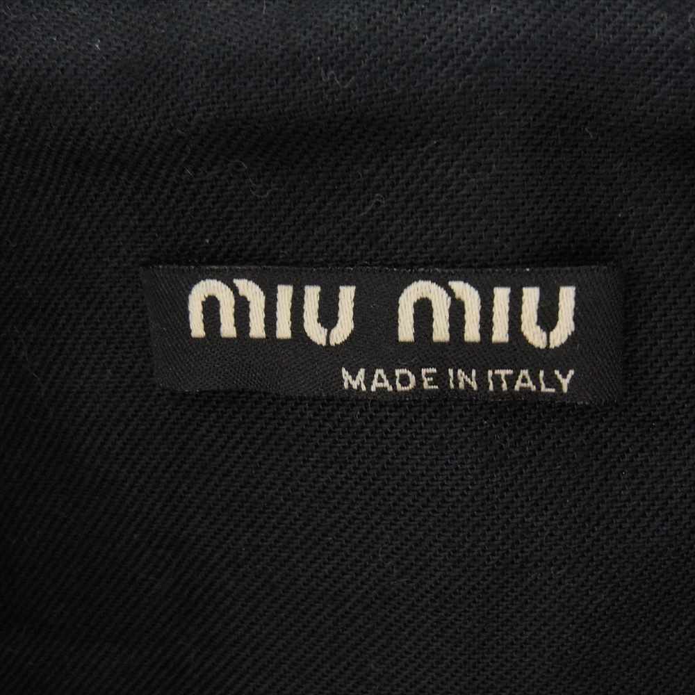 MIUMIU ミュウミュウ プラダジャパン表記タグ モヘヤ混ヴァージン