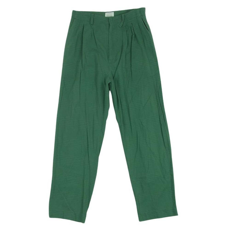 ジョンリンクス JL109-PT399 glencheck pants グレンチェック パンツ グリーン系 M【中古】