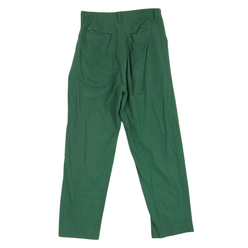ジョンリンクス JL109-PT399 glencheck pants グレンチェック パンツ グリーン系 M【中古】