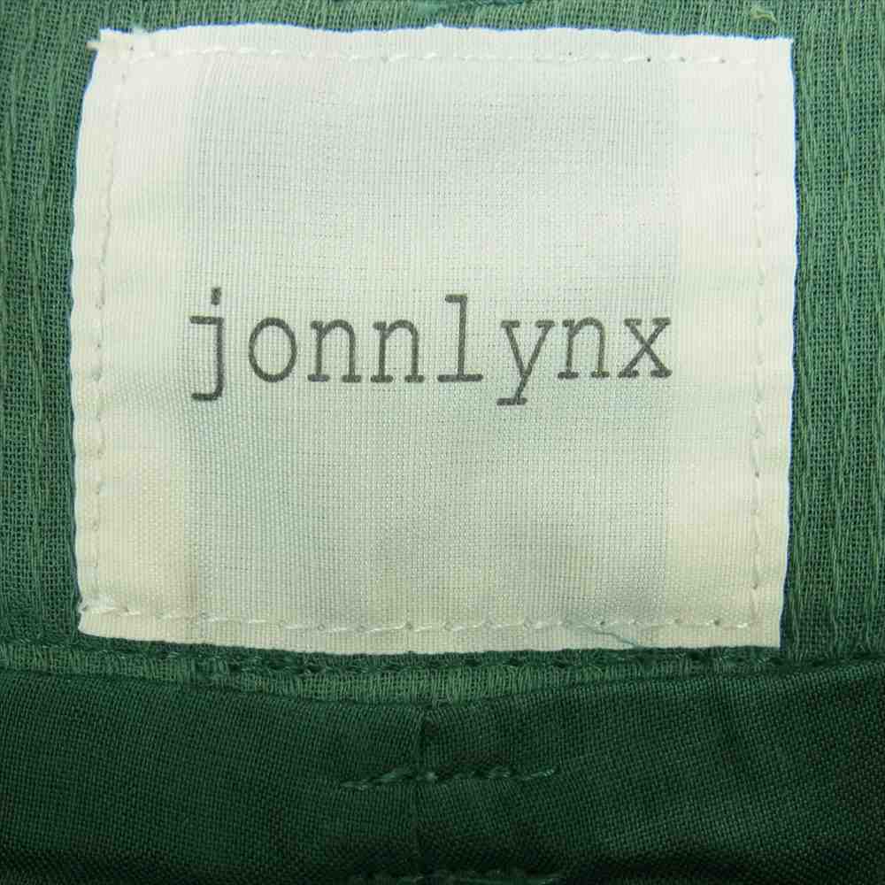 ジョンリンクス JL109-PT399 glencheck pants グレンチェック パンツ グリーン系 M【中古】