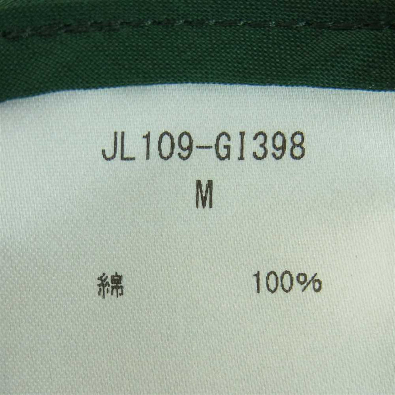 ジョンリンクス JL109-GI398 glencheck vest グレンチェック ベスト コットン 日本製 グリーン系 M【中古】