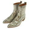 MAISON MARGIELA メゾンマルジェラ 22ライン silver western ankle boots シルバー ウェスタン アンクル ブーツ シルバー系 38【中古】