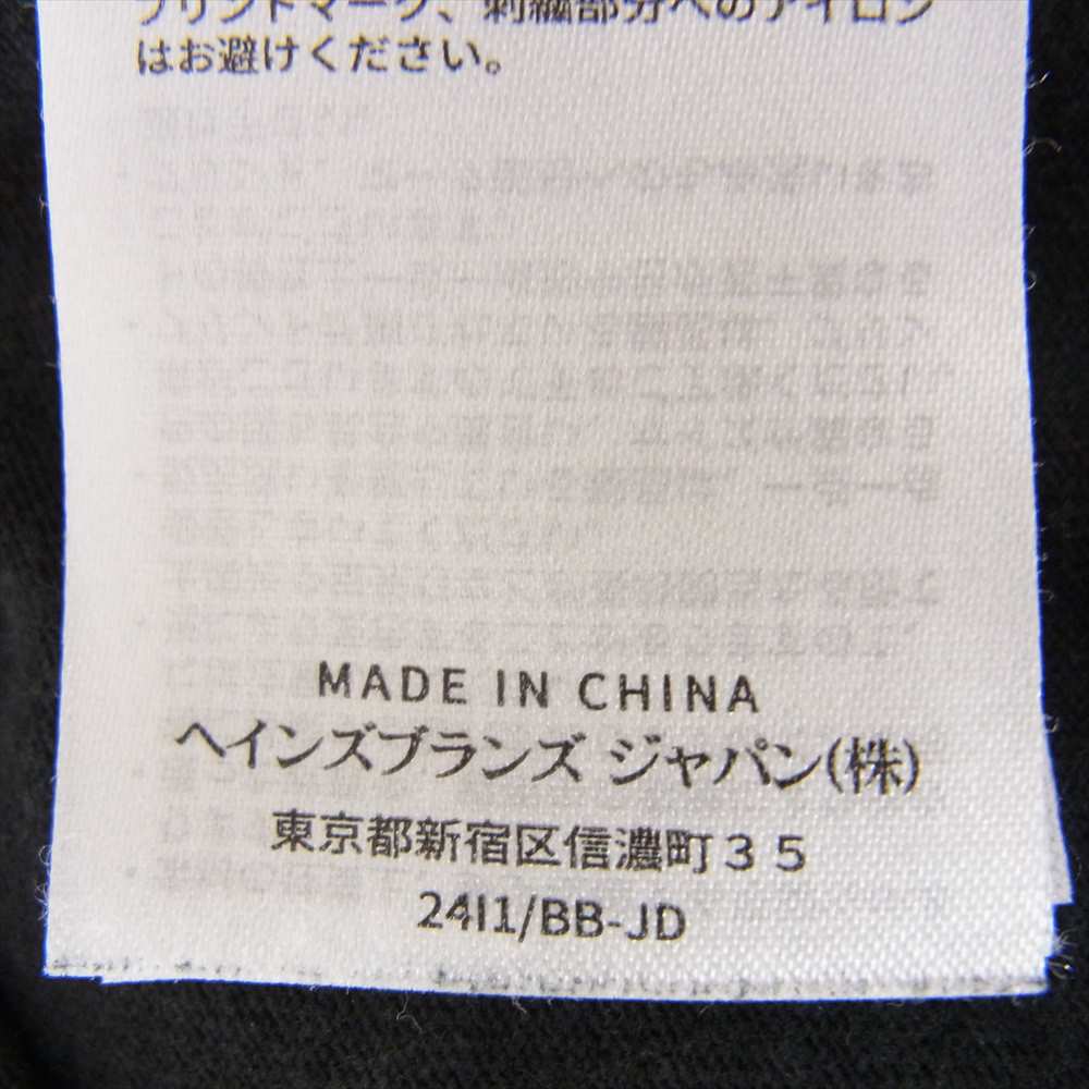 ブラックアイパッチ C8-W422 × Champion Long Sleeve T-Shirts チャンピオン ロゴ 黒眼帯刺繍 長袖 Tシャツ ブラック系 XL【中古】