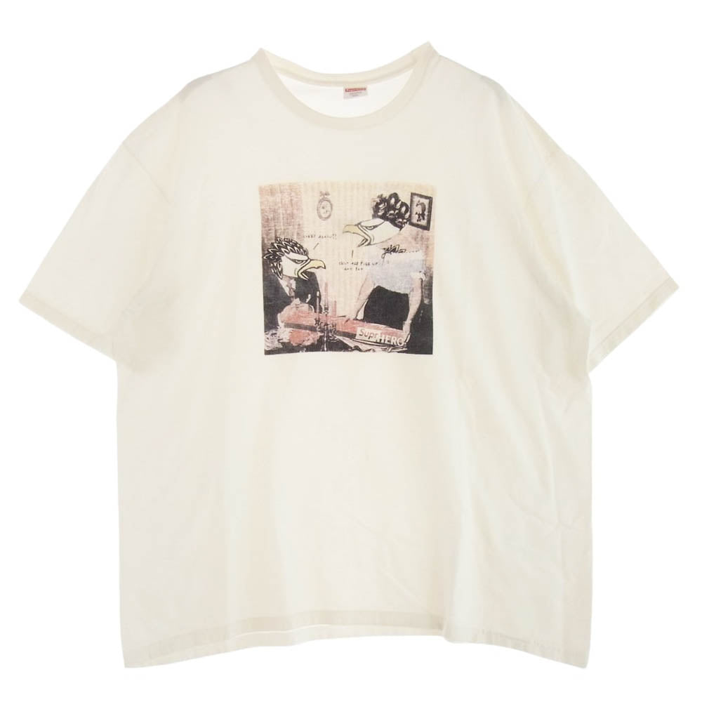 Supreme シュプリーム 22SS ANTIHERO Curbs Tee アンタイヒーロー カーブス ロゴ プリント 半袖 Tシャツ ホワイト系 XXL【中古】