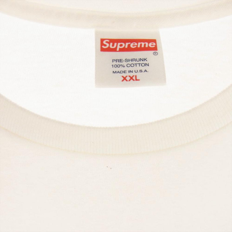 Supreme シュプリーム 22SS ANTIHERO Curbs Tee アンタイヒーロー カーブス ロゴ プリント 半袖 Tシャツ ホワイト系 XXL【中古】