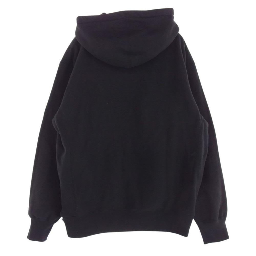 Supreme シュプリーム 21AW Arabic Logo Hooded Sweatshirt アラビック ロゴ フーディー パーカー ブラック系 M【中古】