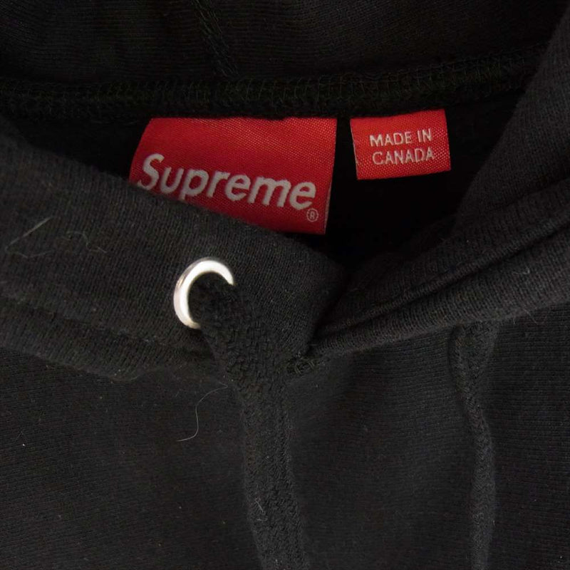 Supreme シュプリーム 21AW Arabic Logo Hooded Sweatshirt アラビック ロゴ フーディー パーカー ブラック系 M【中古】