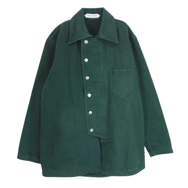 ナマチェコ Manni Denim Shirt Bottle Green デニム ジャケット グリーン系 S【中古】