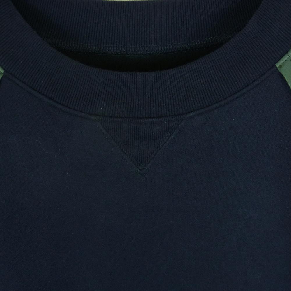 Sacai サカイ 22-06295 Sponge Sweat スポンジ スウェット MA-1 ワンピース ダークネイビー系 グリーン系 212 2【美品】【中古】
