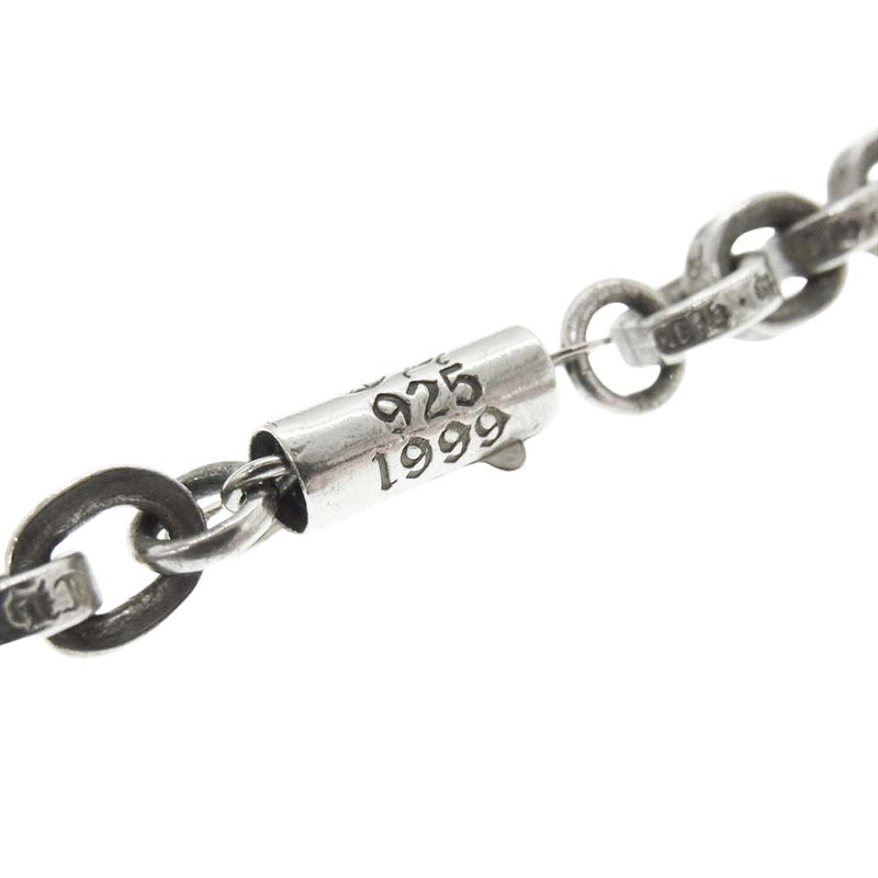 CHROME HEARTS クロムハーツ（原本無） PAPER CHAIN 18inch ペーパーチェーン 18インチ ネックレス シルバー系【中古】