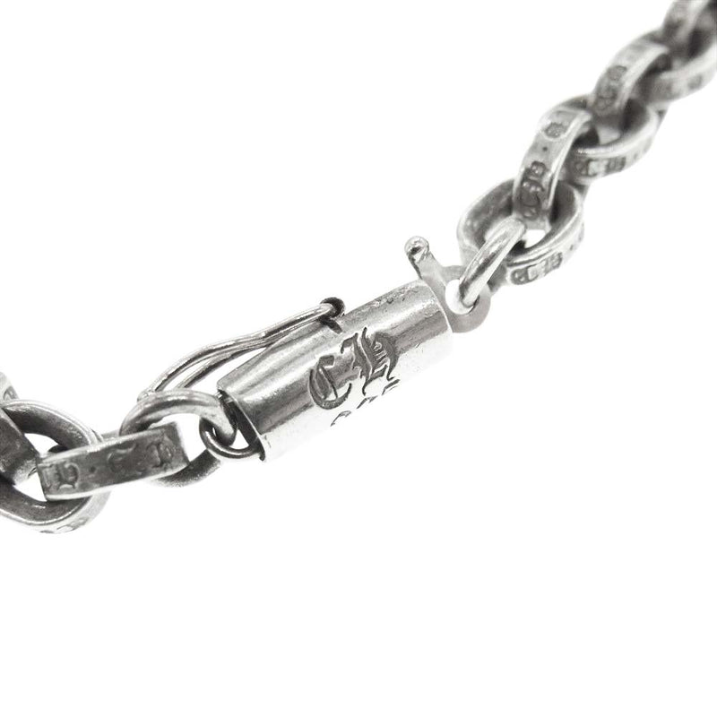 CHROME HEARTS クロムハーツ（原本無） PAPER CHAIN 18inch ペーパーチェーン 18インチ ネックレス シルバー系【中古】