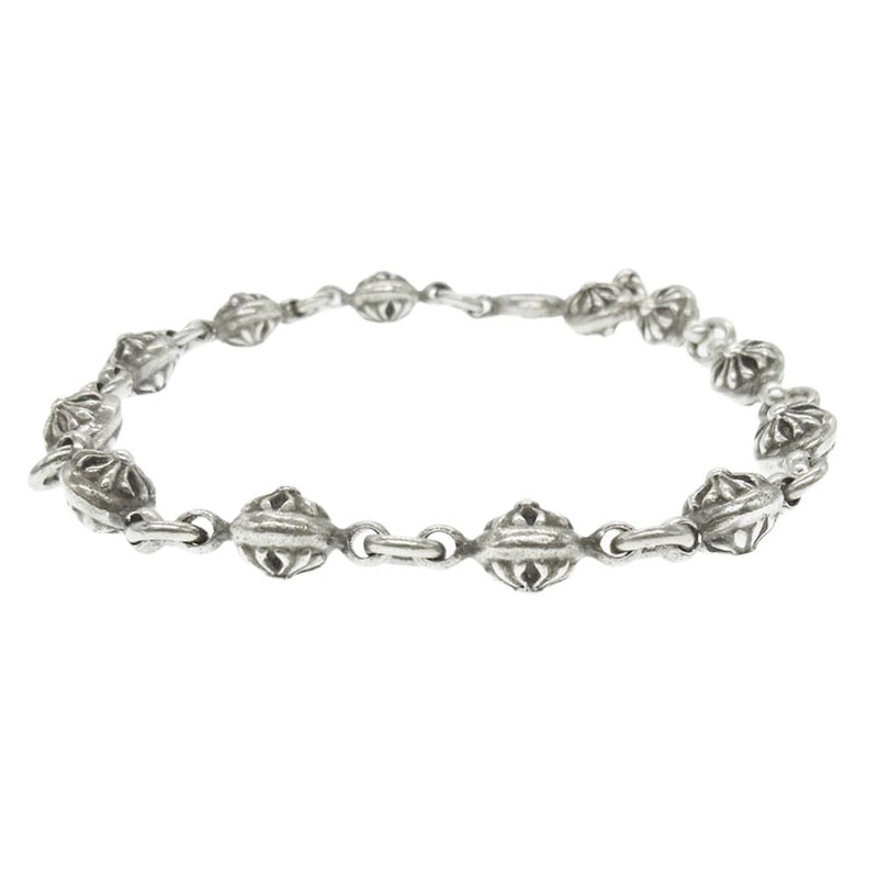 CHROME HEARTS クロムハーツ（原本無） NO1 BALL #1 クロスボール シルバー ブレスレット【中古】