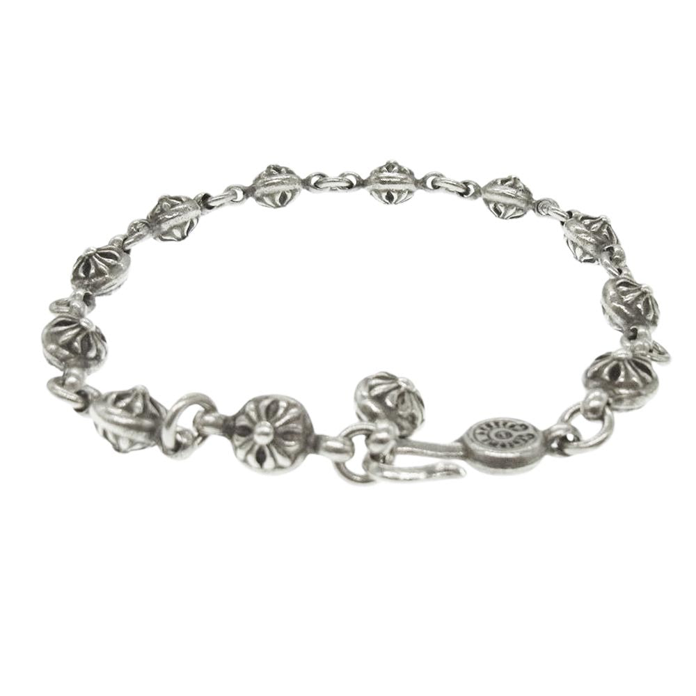 CHROME HEARTS クロムハーツ（原本無） NO1 BALL #1 クロスボール シルバー ブレスレット【中古】