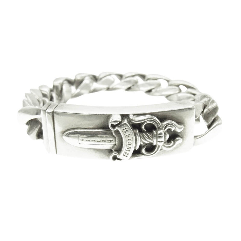 CHROME HEARTS クロムハーツ（原本無） 13LINK ID DAGGER ダガー ID クラシック リンク ブレスレット 13リンク シルバー系【中古】