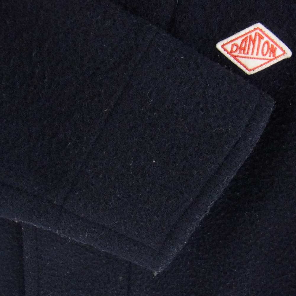 Danton ダントン 16A-SL-001 WOOL MOSSER CORT ウール モッサ コート ネイビー系 38【中古】