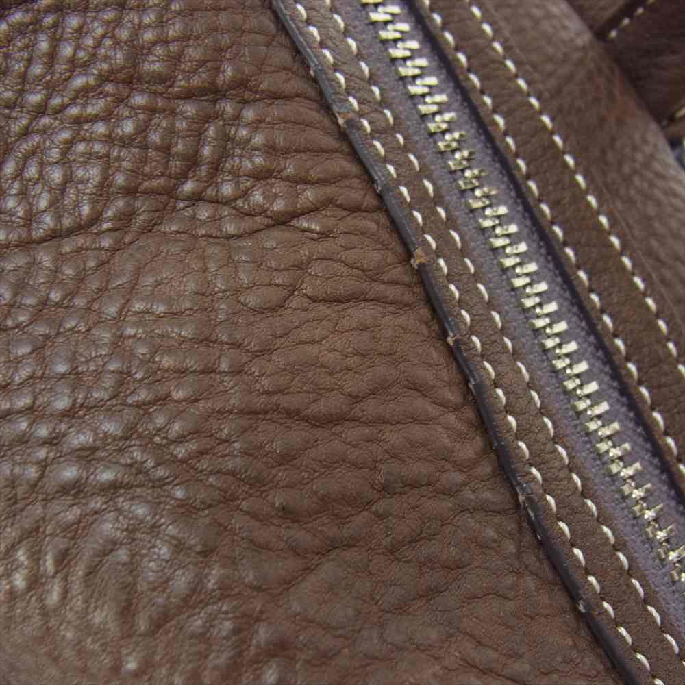 土屋鞄製造所 トーンオイル ヌメ ソフト ミディアム レザー バックパック リュック ブラウン系【中古】