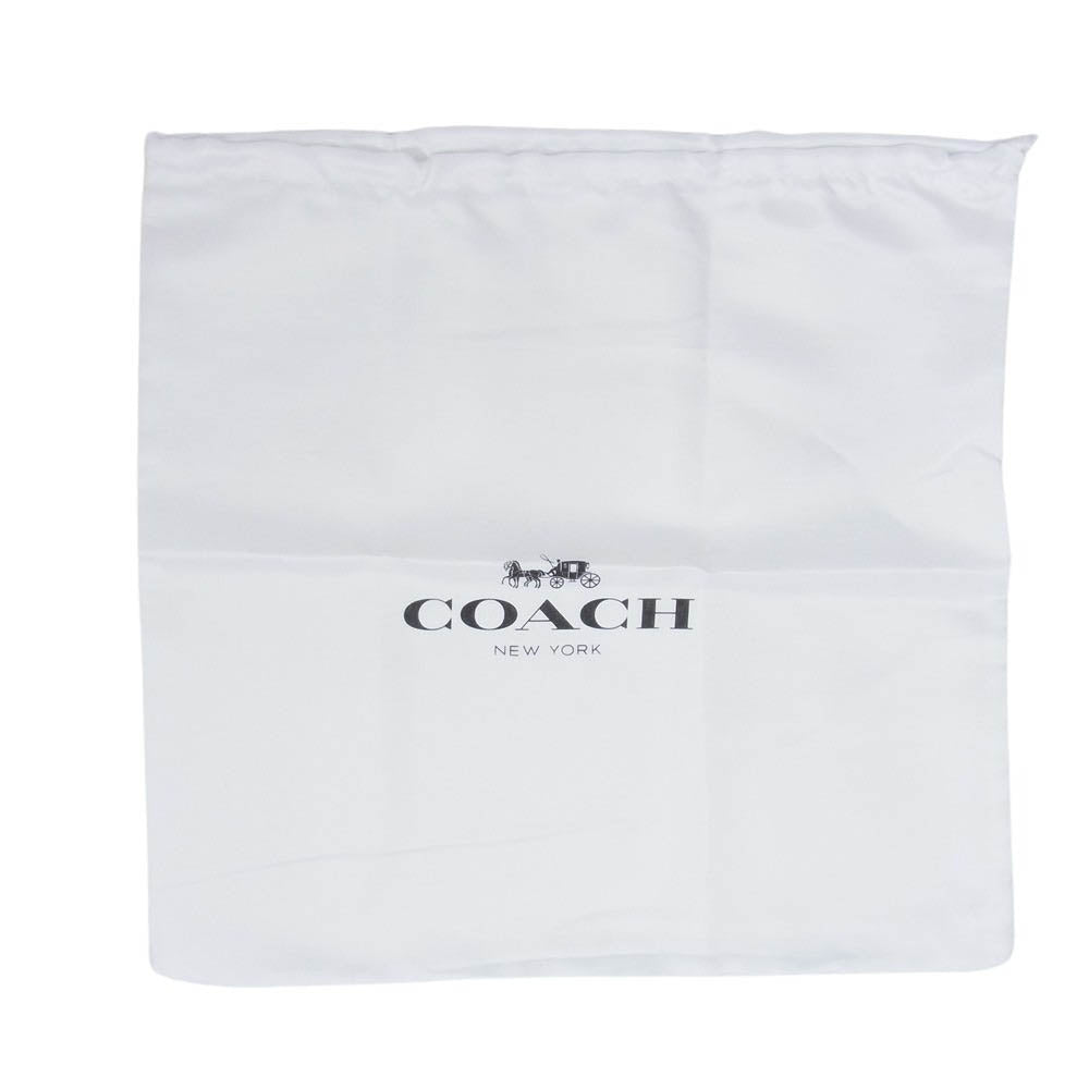 COACH コーチ CP164 ステッチ ロゴ刺繍 キャンバス 2WAY ショルダー ハンド バッグ パープル系【新古品】【未使用】【中古】