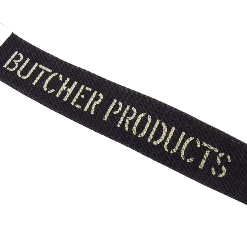 BUTCHER PRODUCTS ブッチャープロダクツ WEB BELT ウェブ ベルト ガチャベルト ブラック系【美品】【中古】