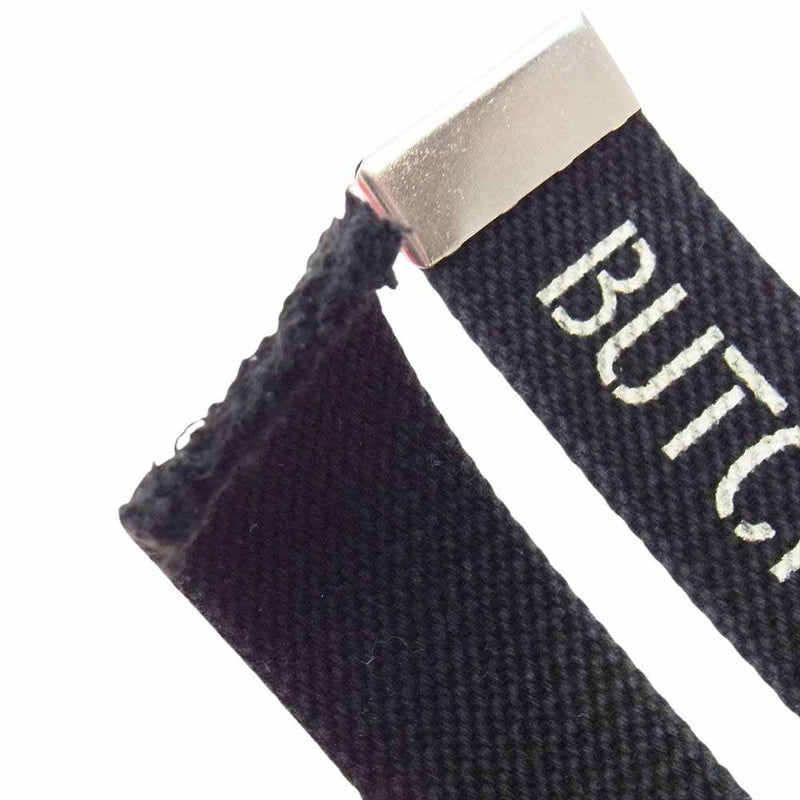 BUTCHER PRODUCTS ブッチャープロダクツ WEB BELT ウェブ ベルト ガチャベルト ブラック系【美品】【中古】