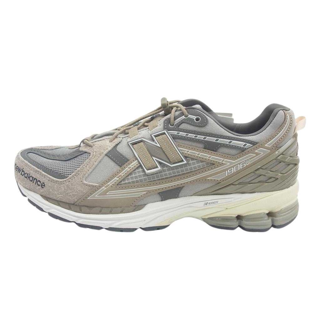 NEW BALANCE ニューバランス M1906NIH 1906U × N.HOOLYWOOD × INVINCIBLE Gray Titan × エヌハリウッド × インヴィジブル ローカット スニーカー ブラウン系 ベージュ系 28cm【新古品】【未使用】【中古】