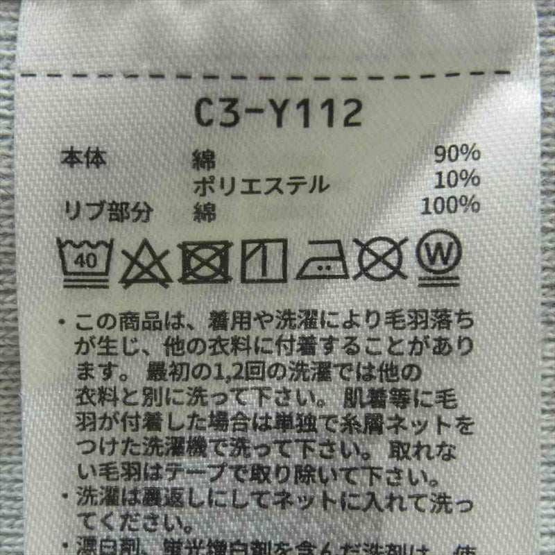 Champion チャンピオン C3-Y112 青単タグ 復刻 REVERSWEAVE リバースウィーブ フーデッド スウェット シャツ グレー系 L【中古】