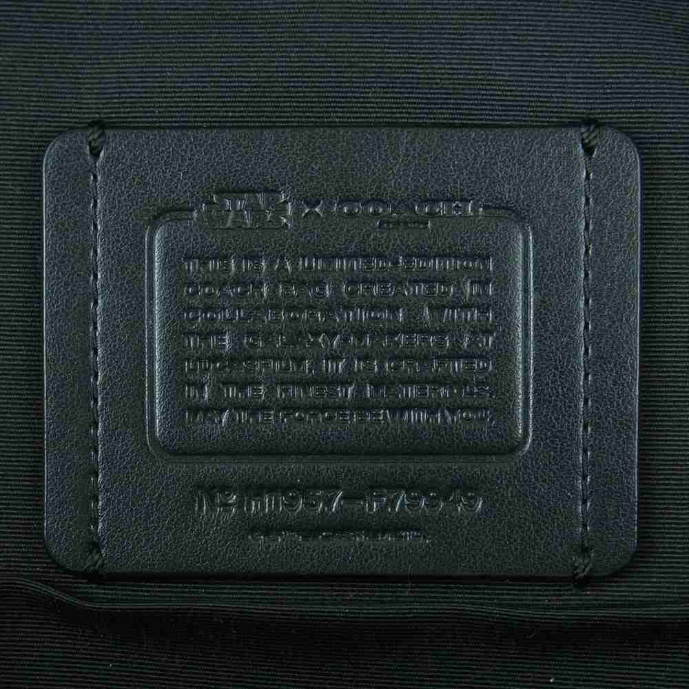 COACH コーチ F79949 Star Wars スターウォーズ ダースベイダー Backpack シグネチャーロゴ バックパック リュック バッグ ブラック系 グレー系【中古】