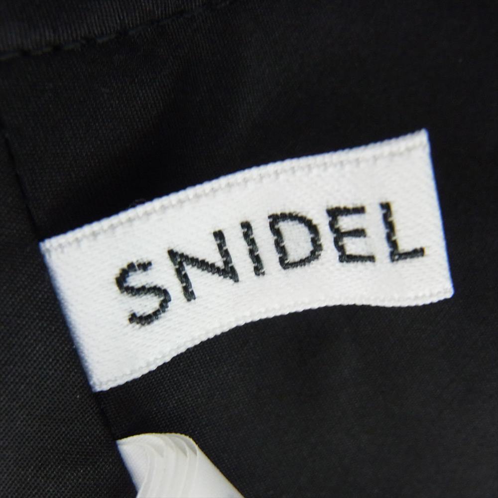 snidel スナイデル SWFB234158 23年モデル ボリューム スリーブ 5分丈 ブラウス ブラック系 F【美品】【中古】