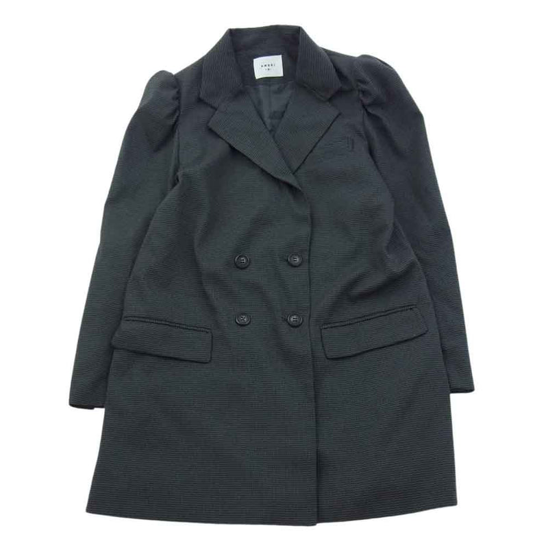 アメリ CHECK JACKET MINI DRESS ジャケット ショート パンツ  セットアップ グレー系 M【中古】