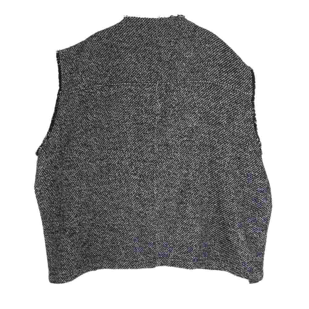 メゾンスペシャル 21222115101 Tweed Vest ツイード ベスト ジレ ブラック系 FREE【中古】