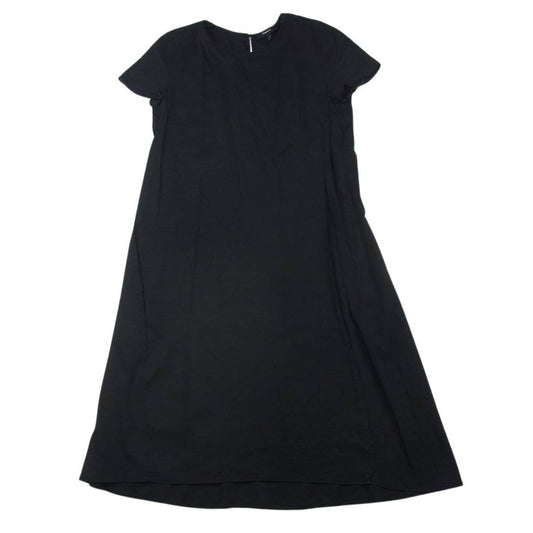 セオリー 01-6205502 リネン レーヨン ワンピース ブラック系 2【中古】