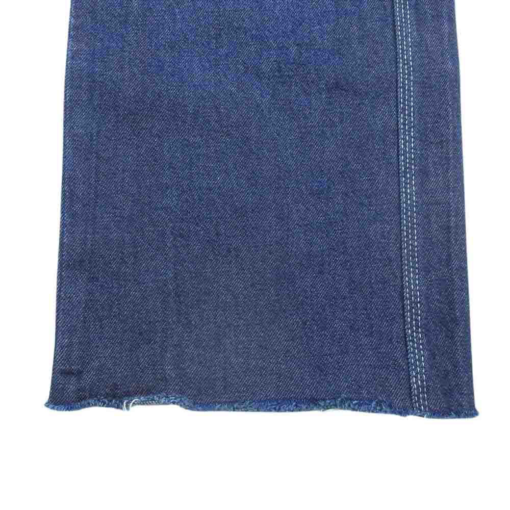 MAISON MARGIELA メゾンマルジェラ 18AW S52LA0069 MM6 エムエムシックス カットオフ ペインター デニム パンツ インディゴブルー系 38【中古】