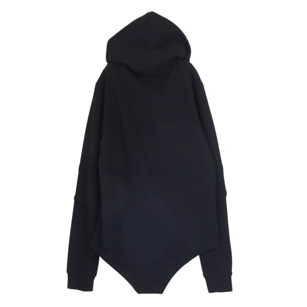Rick Owens リックオウエンス CW01B5372-CHFE Champion Logo Popover Hoody チャンピオン ロゴ刺繍 プルオーバー フーディー ドローコード パーカー ブラック系 M【新古品】【未使用】【中古】