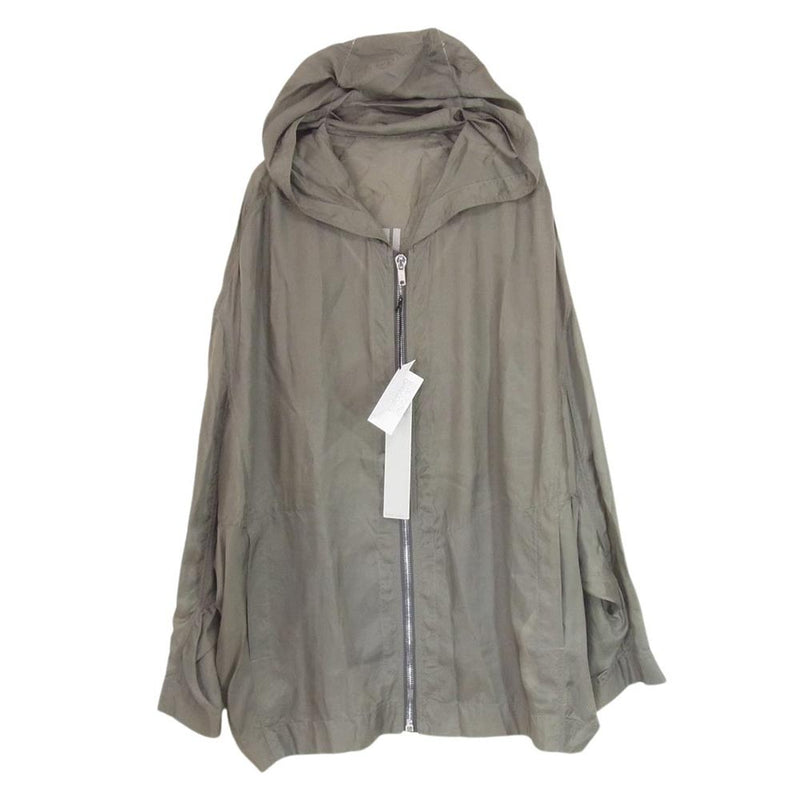 Rick Owens リックオウエンス 22SS RP01B4733-J FOGACHIN ZIP FRONT PETER JKT ジップ フロント ピーター フーデッド ブルゾン ジャケット カーキ系 40【美品】【中古】