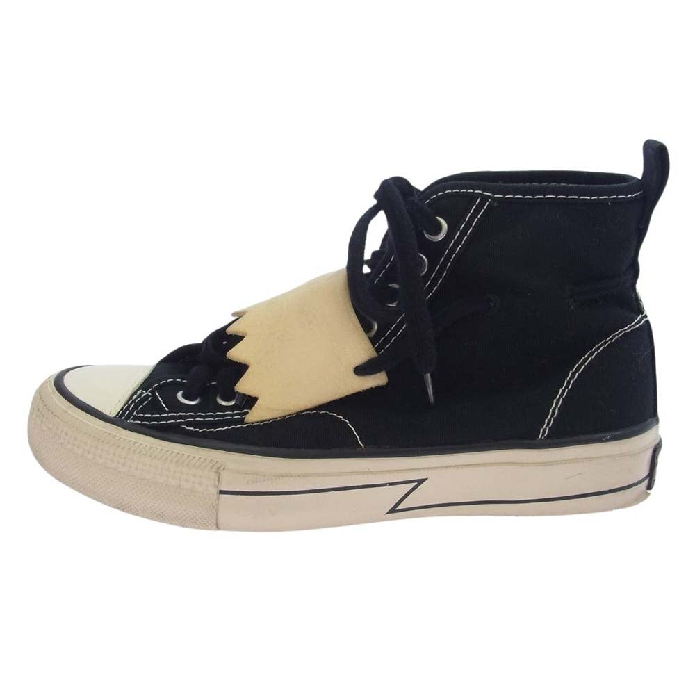 VISVIM ビズビム WMV SKAGWAY  HI  KILTIE BLACK スカグウェイ ハイ カットスニーカー ブラック系 7【中古】