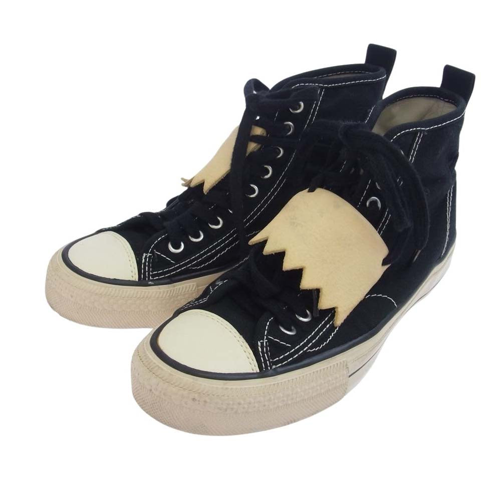 VISVIM ビズビム WMV SKAGWAY HI KILTIE BLACK スカグウェイ ハイ カットスニーカー ブラック系 7【中古】