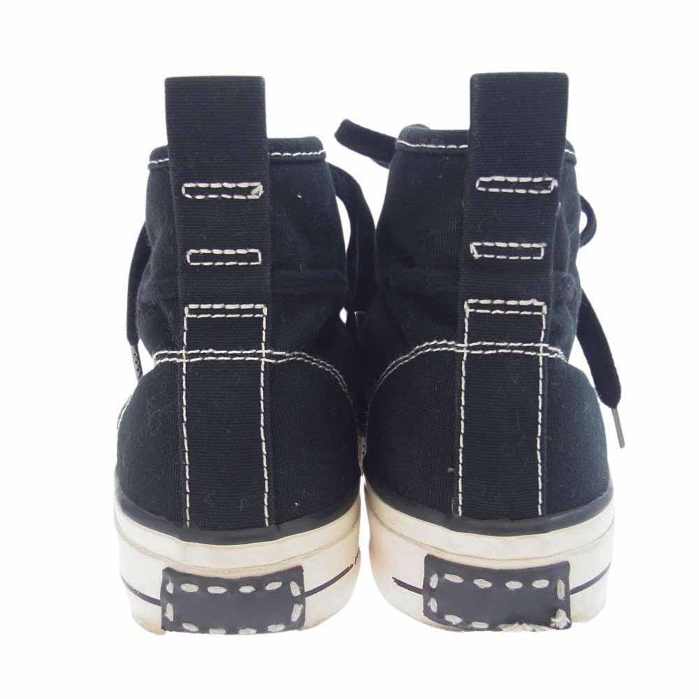 VISVIM ビズビム WMV SKAGWAY HI KILTIE BLACK スカグウェイ ハイ カットスニーカー ブラック系 7【中古】