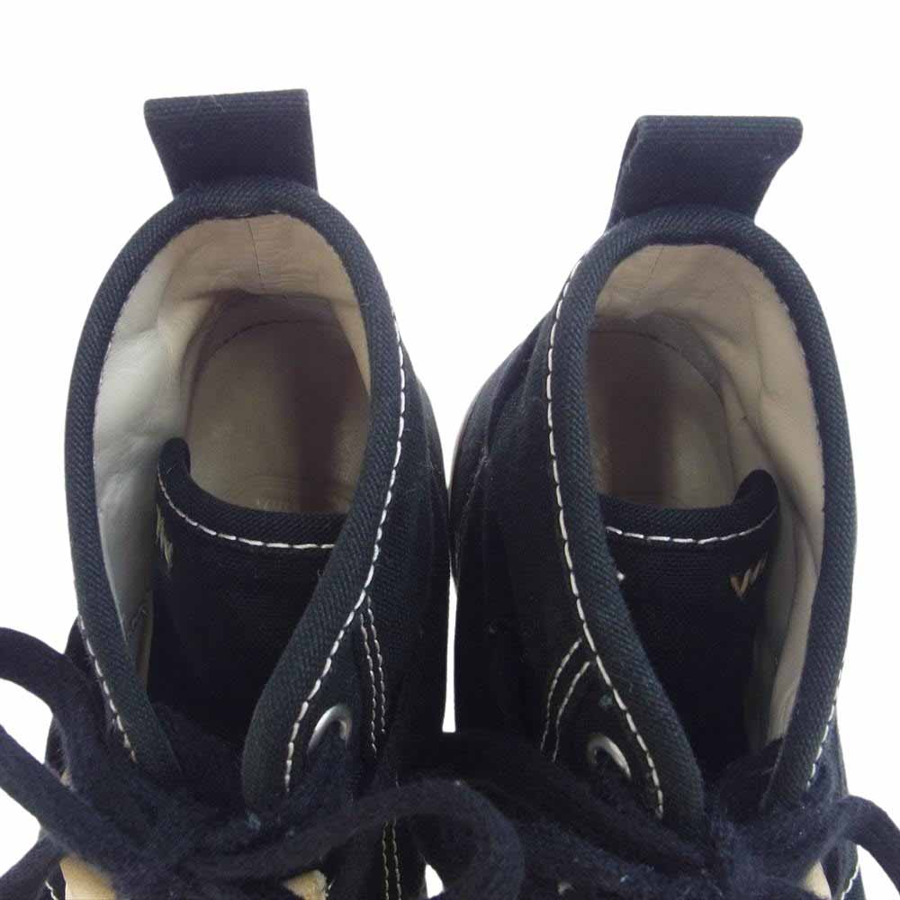 VISVIM ビズビム WMV SKAGWAY HI KILTIE BLACK スカグウェイ ハイ カットスニーカー ブラック系 7【中古】